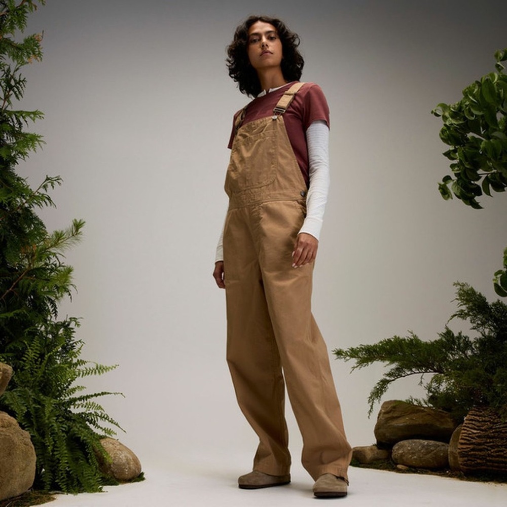 Alpine Design Women's Workwear Overalls in Sahara Sand Color, Size XS